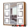 Тридверна шафа-купе піскоматування / зеркало / піскоматування 9121